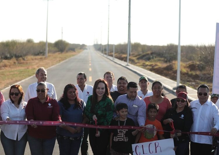 Inaugura Alcaldesa Carmen Lilia nueva solución vial
