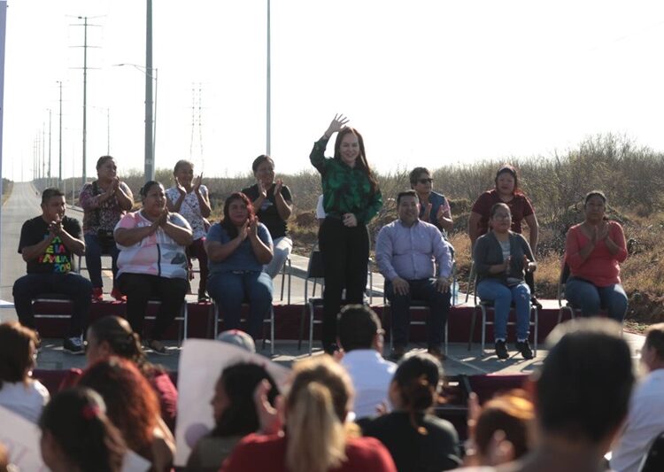 Inaugura Alcaldesa Carmen Lilia nueva solución vial