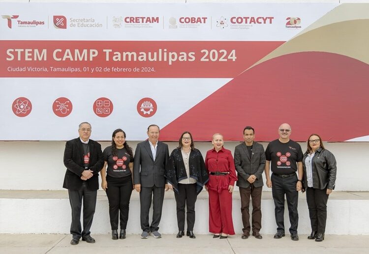 Inauguración “STEM CAMP Tamaulipas 2024” en el CRETAM