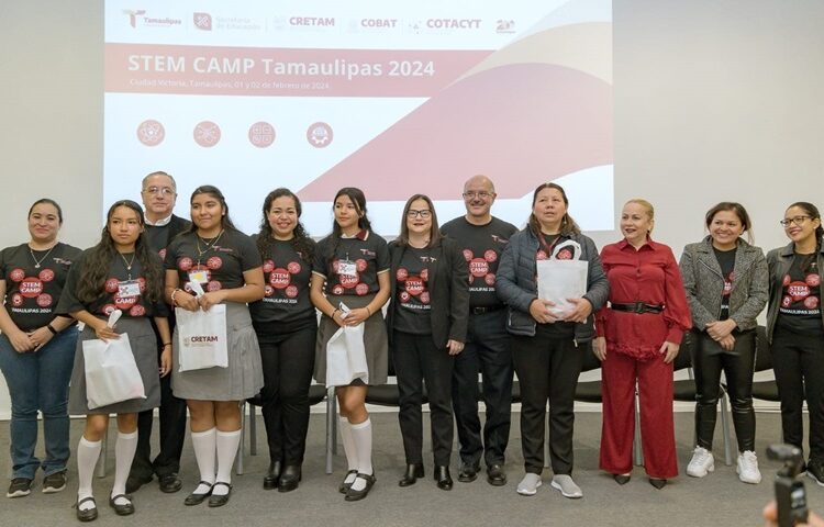 Inauguración “STEM CAMP Tamaulipas 2024” en el CRETAM