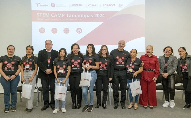 Inauguración “STEM CAMP Tamaulipas 2024” en el CRETAM