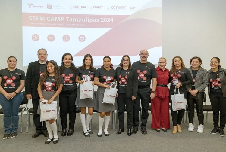 Inauguración “STEM CAMP Tamaulipas 2024” en el CRETAM