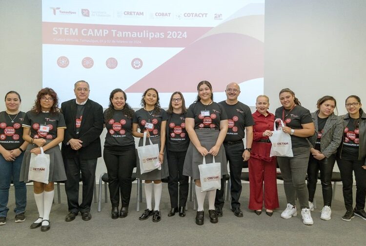 Inauguración “STEM CAMP Tamaulipas 2024” en el CRETAM