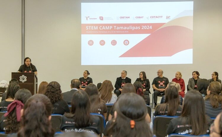Inauguración “STEM CAMP Tamaulipas 2024” en el CRETAM