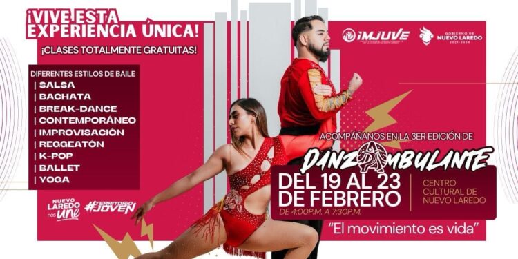 Ofrecerá Gobierno de NLD clases de baile gratuitas a través de “Danza Ambulante”