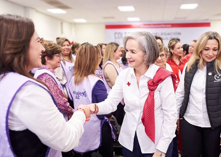 Pone en marcha María de Villarreal la Colecta Anual de la Cruz Roja Mexicana 2024 en Tamaulipas