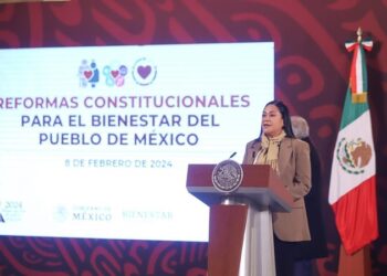 Presenta la secretaria Ariadna Montiel, reformas constitucionales para el bienestar del pueblo