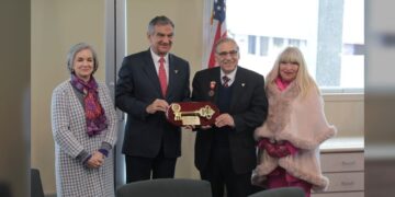 Reconocen liderazgo de Gobernador de Tamaulipas en la ciudad de Laredo, Texas