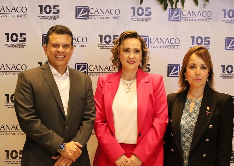 Refrenda Gattás Báez vínculo de colaboración con CANACO Victoria