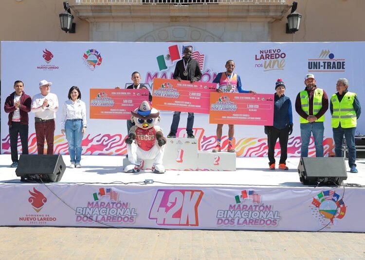 Refrendan Dos Laredos lazos de hermandad con primer Maratón Binacional