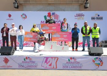 Refrendan Dos Laredos lazos de hermandad con primer Maratón Binacional