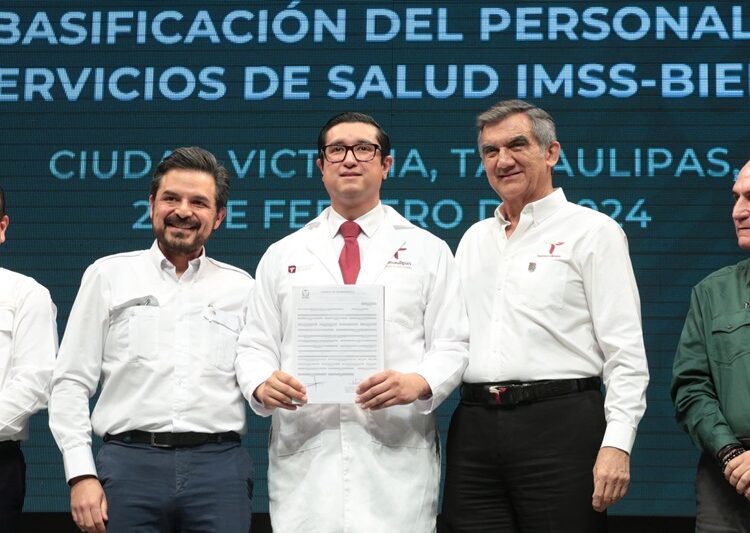 Se hace justicia en Tamaulipas, basifican a 915 trabajadores del sector salud