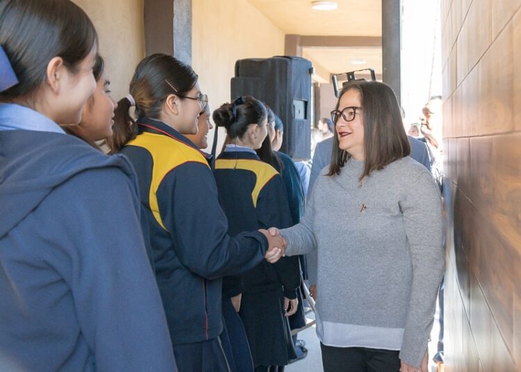 Secretaria visitó la Secundaria General. No. 7 “Prof. Ricardo Salazar Ceballos”, en Matamoros