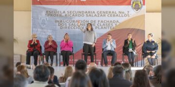 Secretaria visitó la Secundaria General. No. 7 “Prof. Ricardo Salazar Ceballos”, en Matamoros
