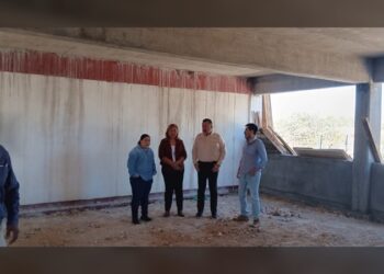 Supervisan obras de infraestructura educativa en Victoria