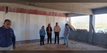 Supervisan obras de infraestructura educativa en Victoria