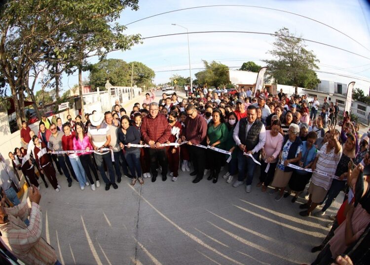 En Altamira, Armando transforma las vialidades de la colonia Petrolera