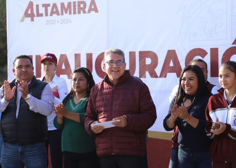 En Altamira, Armando transforma las vialidades de la colonia Petrolera