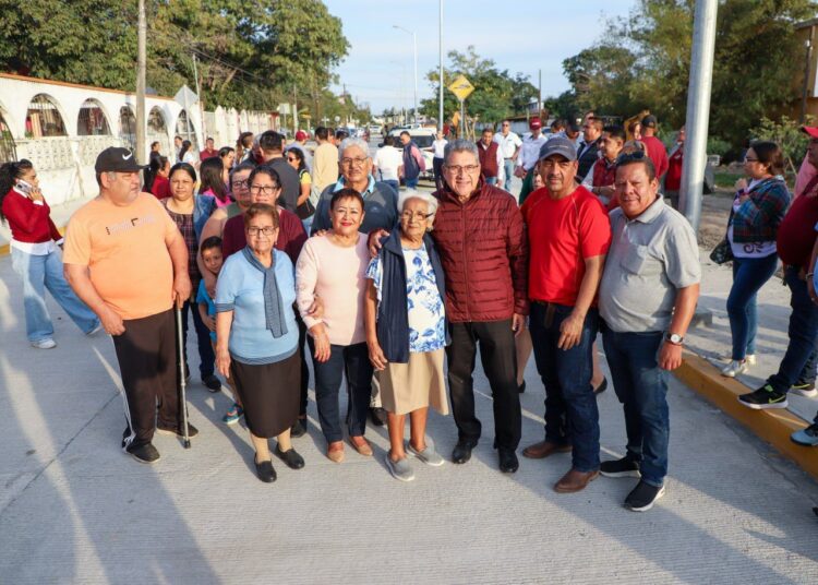 En Altamira, Armando transforma las vialidades de la colonia Petrolera