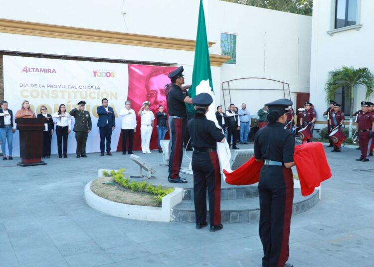 Conmemora Altamira 107 aniversario de la Constitución de México