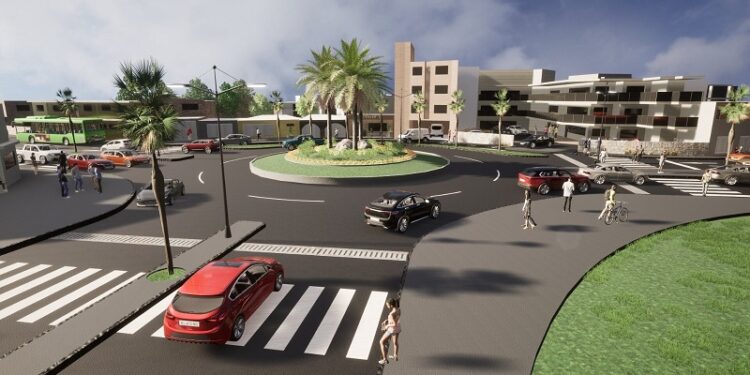 Se construye nueva rotonda en Tampico: Chucho