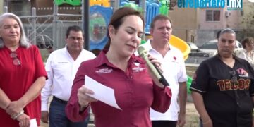 Alcaldesa de NLD entrega nuevas áreas de recreación a vecinos de los cántaros y villas del sol