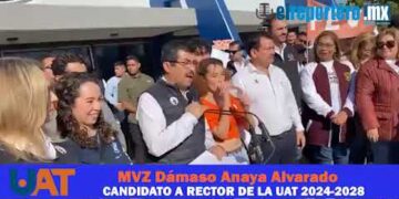 Dámaso Anaya Alvarado, candidato a Rector de la Universidad Autónoma de Tamaulipas.