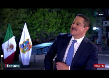 Entrevista del periodista Javier Alatorre en Hechos al Gobernador de Tamaulipas, Américo Villarreal