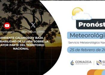 #PronósticodelTiempo para hoy Domingo 25 de febrero de 2024