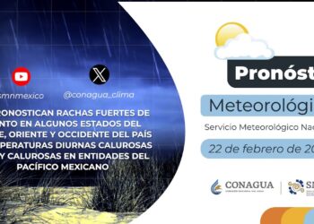 #PronósticodelTiempo para hoy Jueves 22 de febrero de 2024
