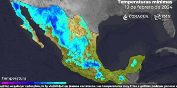 #PronósticodelTiempo para hoy Lunes 19 de febrero de 2024