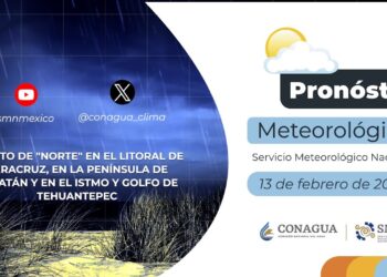 #PronósticodelTiempo para hoy Martes 13 de febrero de 2024