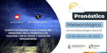 #PronósticodelTiempo para hoy Martes 13 de febrero de 2024