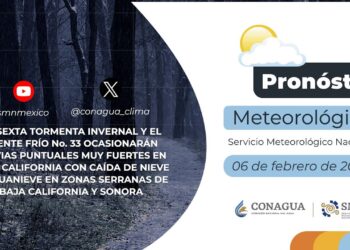 #PronósticodelTiempo para hoy Martes 6 de febrero de 2024