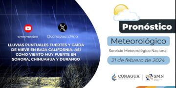 #PronósticodelTiempo para hoy Miércoles 21 de febrero de 2024