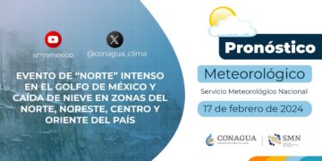 #PronósticodelTiempo para hoy Sábado 17 de febrero de 2024