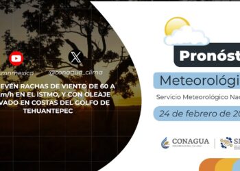 #PronósticodelTiempo para hoy Sábado 24 de febrero de 2024