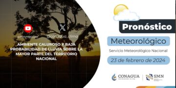 #PronósticodelTiempo para hoy Viernes 23 de febrero de 2024