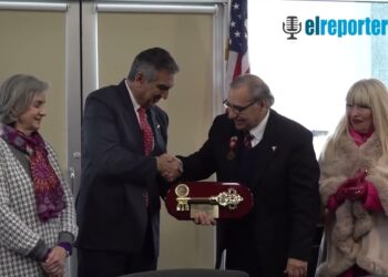 Reconocen liderazgo del gobernador de Tamaulipas, Américo Villarreal, en Laredo, Texas