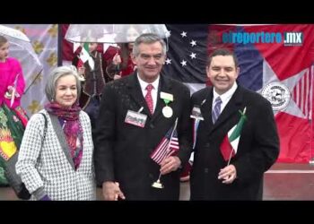 Refrendan autoridades mexicanas y estadounidenses, lazos de unión y hermandad con fraternal abrazo