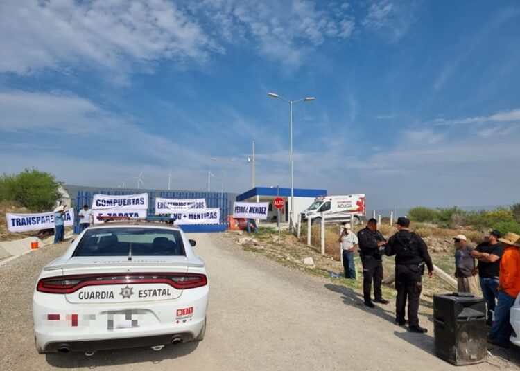 Alerta: Manifestación pacífica de ejidatarios en Llera