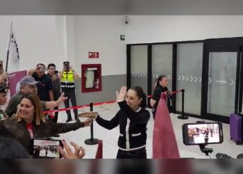 Claudia Sheinbaum llegó a Reynosa