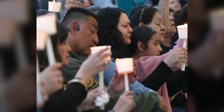 Homenaje en memoria del agente Chris Luna