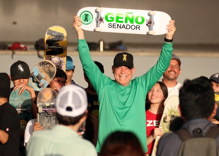 “Geño” va por más becas y un mejor futuro para los jóvenes