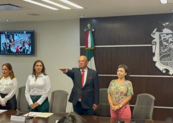 Toma protesta Giovanni Barrios Moreno, cómo titular de SSP, Tránsito y Vialidad