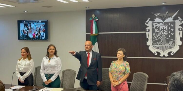 Toma protesta Giovanni Barrios Moreno, cómo titular de SSP, Tránsito y Vialidad