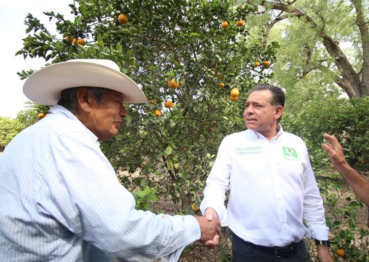 Impulsa Eugenio propuestas de Sheinbaum para tecnificar el campo