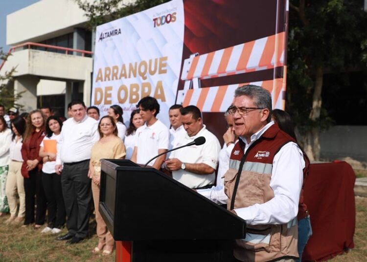 Impulsa alcalde altamirense la educación superior con mejoras en su infraestructura