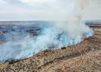 Texas lucha por contener incendios ante amenaza de fuertes vientos