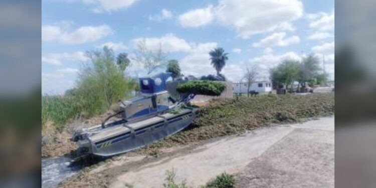 Continúan sacando lirio acuático en el Laguito de NLD